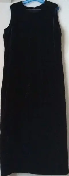 BOUBELL　レディース専用　ブラック色キラキラ付日本製ワンピース　Lサイズ◆