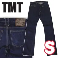 美品！ティーエムティー TMT 濃紺セルビッチストレートスリムデニムパンツのサムネイル