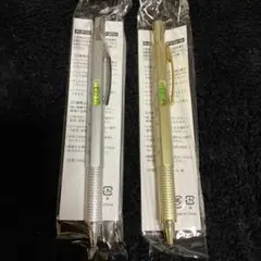 多機能タッチペン付きマルチボールペン2本（ドライバー　水平器　スケール付き）
