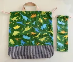 ハンドメイド　お着替え袋、おはし袋