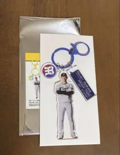 阪神タイガースシークレット3連アクリルキーホルダー及川雅貴投手