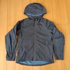 150 男の子 UNIQLO フード付きジャケット ダークブルー フリース