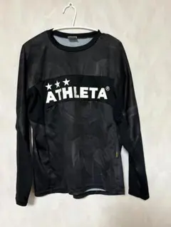 【美品】ATHLETA アスレタ 長袖 ピステ ブラック　Sサイズのサムネイル