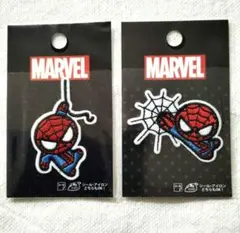 新品 マーベル スパイダーマン ワッペン２点セット