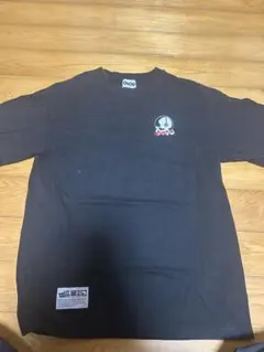 9090 ブラックTシャツ キャラクター刺繍