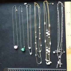 ネックレス6本セット ビーズ パール