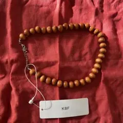 最終お値下げ！！　KBF★ウッドボールネックレス【新品】のサムネイル