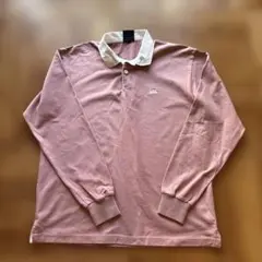 Canterbury 長袖ポロシャツ ピンクゴルフ