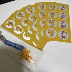 SD達成！ピーポくんチャームとピーポくん、ピーポくんの妹のシールセット