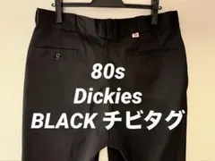 80s Dickies ディッキーズ ブラック チビタグ 874 アメリカ製