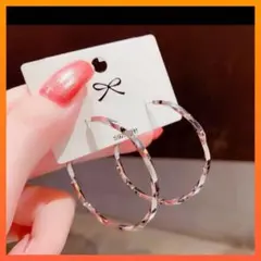 フープピアス　シルバー