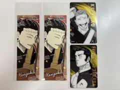 芥見下々呪術廻戦展 羂索 高羽史彦 グッズセット　ステッカー・クリアカード