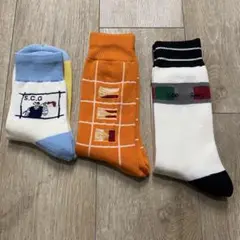 SINA COVA シナコバ　ソックス　3足セット　①