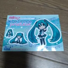 初音ミク ライブステージプロデューサー　ステッカーのサムネイル