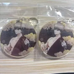 銀魂　沖田総悟　和装さらし　ビッグ　アクキー　アクリルキーホルダー　2点セット