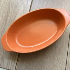 アフタヌーンティー　ロゴワークス　グラタン皿　オレンジ