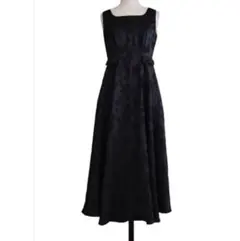 Classic Floral Jacquard Dress