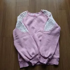 セーラームーン　ピンク レース装飾 トレーナー【送料込】のサムネイル