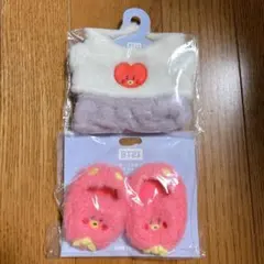 新品未開封！BT21＊たっとんSコスチューム パジャマ＆シューズ TATA