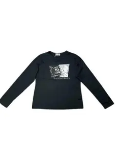 トム&ジェリー 長袖 Tシャツ プリント ブラック 新品 フリーサイズ
