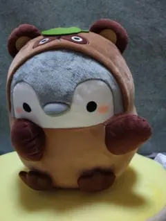 コウペンちゃんキツネとタヌキBIGぬいぐるみ約２５センチ　タヌキ