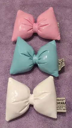 3色リボン。