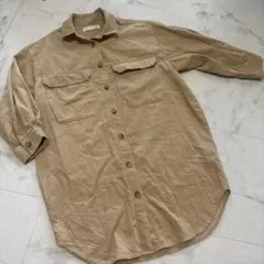 本日限定値下げZARA KIDS ベージュコーデュロイシャツ　134cm