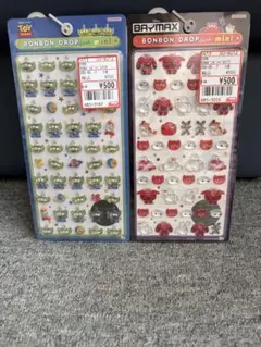ボンボンドロップシールミニ　ベイマックス　トイストーリー