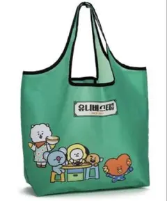 BT21 エコバッグ　買い袋　買い物バッグ ECO BAG ユニバースター食堂のサムネイル