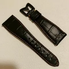 BREITLING ブラックラバーベルト 22-20 - メルカリ