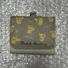 ポケモン ピカチュウ 財布 三つ折財布 レーザー Pikachu Pokemon