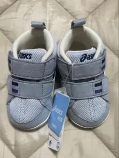 アシックス スクスク ベビーシューズ 11.5cm グレー