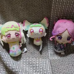 プリキュアおでかけつれてってぬいぐるみ3点セット