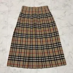 Burberry Londonノバチェック プリーツ ラップスカート Mサイズ - メルカリ