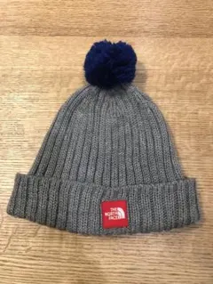 THE NORTH FACE グレー ニット帽 ベビー