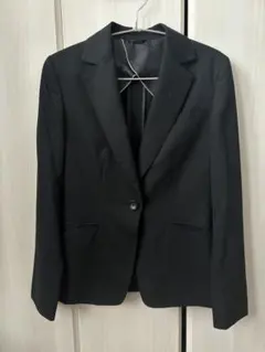 nline by nocomi 黒 ストライプ ビジネスジャケット