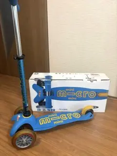m-cro mini マイクロスクーター ミニ  キックボード キッズ ブルー 50208-27-