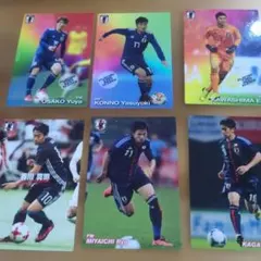 Calbee　日本代表チップス　カード　セット
