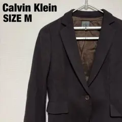 CalvinKleinカルバンクライン テーラードジャケット ダークブラウン　Mのサムネイル