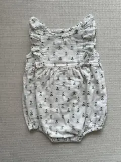 bonheur du jour リーフ柄ロンパースのサムネイル