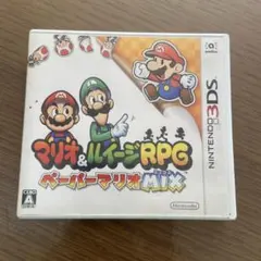 3DSソフト　マリオ＆ルイージRPG ペーパーマリオMIX