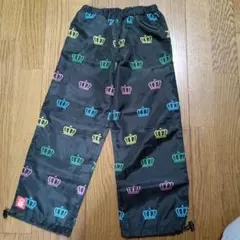 BABY DOLL. カラフル王冠ロングパンツ 120cm　レインパンツ