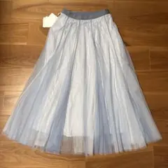 チュールスカート　ライトブルーのサムネイル