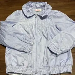 mezzo piano 水色 フリル付きジャケット 140