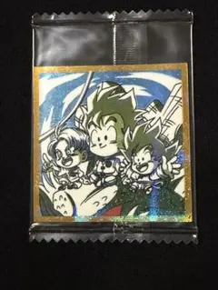 ドラゴンボールウエハースシール 孫悟飯&トランクス&孫悟天 WRR 超2-28