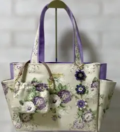 ハンドメイド♡両サイドポケットトートバッグ