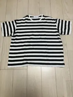 Graphpaper BORDER S/S TEE #WHITE/BLACKのサムネイル
