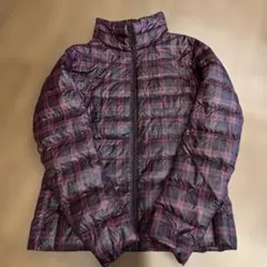 UNIQLO チェック柄 ダウンジャケット M