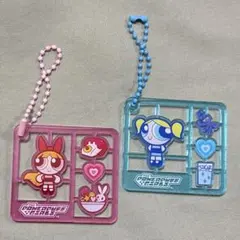 パワーパフガールズ プラスチックモデル キーホルダー バブルス　ブロッサム