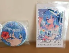 C106 syrup rondo 星街すいせい チェキ風カード&缶バッジセット